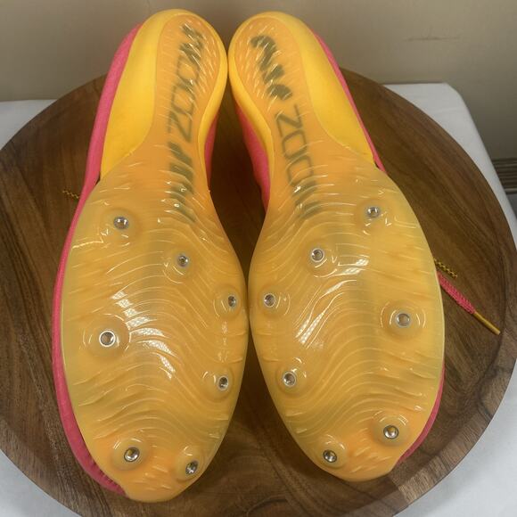 Nike Air Zoom Maxfly Pink 2022 Mens Size 15 Track Spikes DH5359-600 - Picture 7 of 10